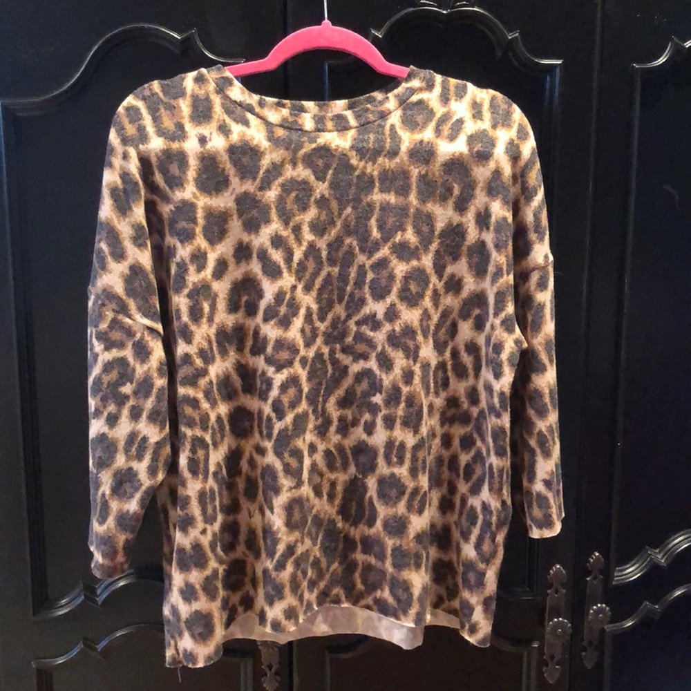 Zara leopard top